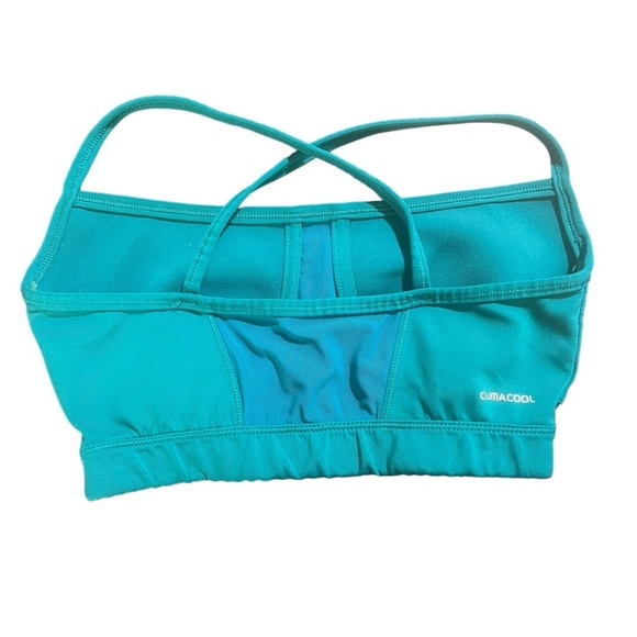 Adidas Green Sports Bra Size S - Picture 3 of 6
